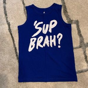 Boys Gently Worn Muscle Shirt Size M 7-8